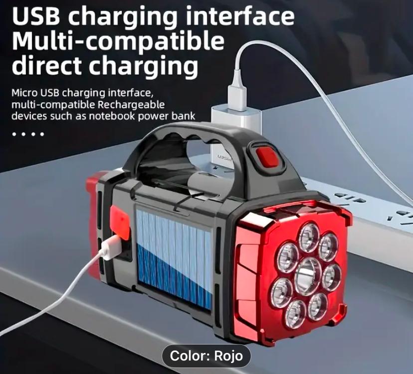 Linterna multifunciones solar