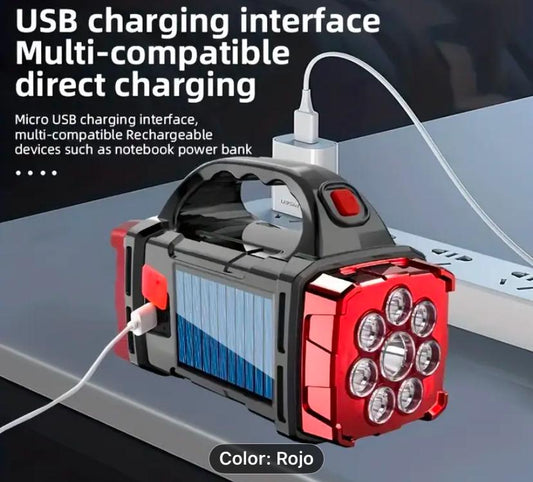 Linterna multifunciones solar